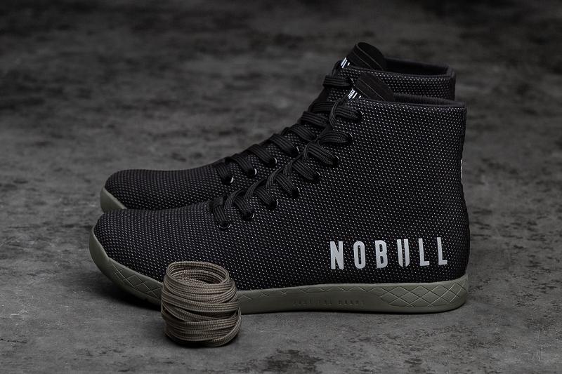 Women's Nobull High-Top Ivy Trainers Black | SG Y2875X